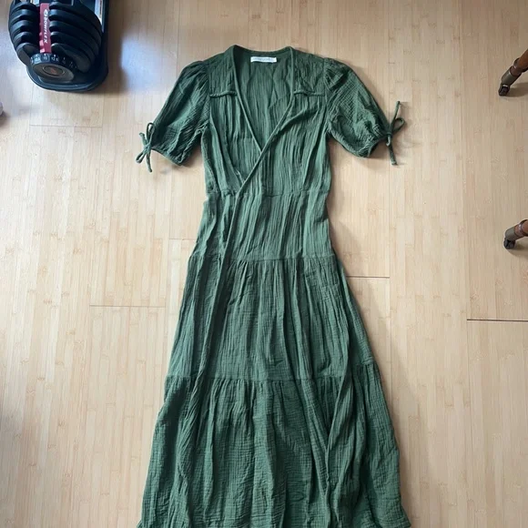 Christy Dawn The August Dress in Forest Gauze, Size S - Picture 6 of 7